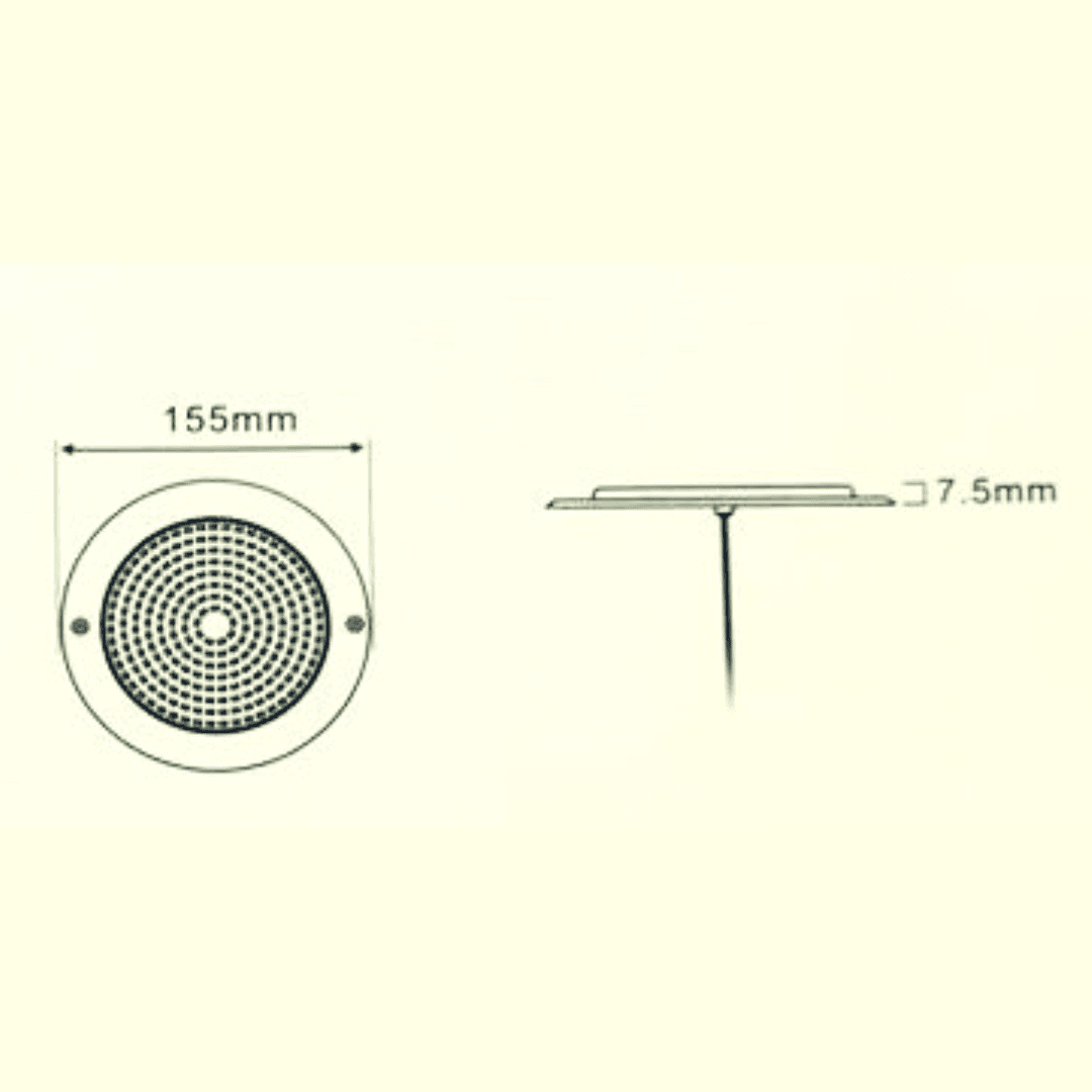 Foco inox cold white ligth 155mm / 12w. Valor iva incl. - imagen 4