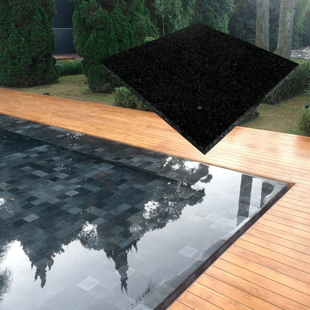 Piedra black lava 20x20x1cm (valor m2 iva incl. )
