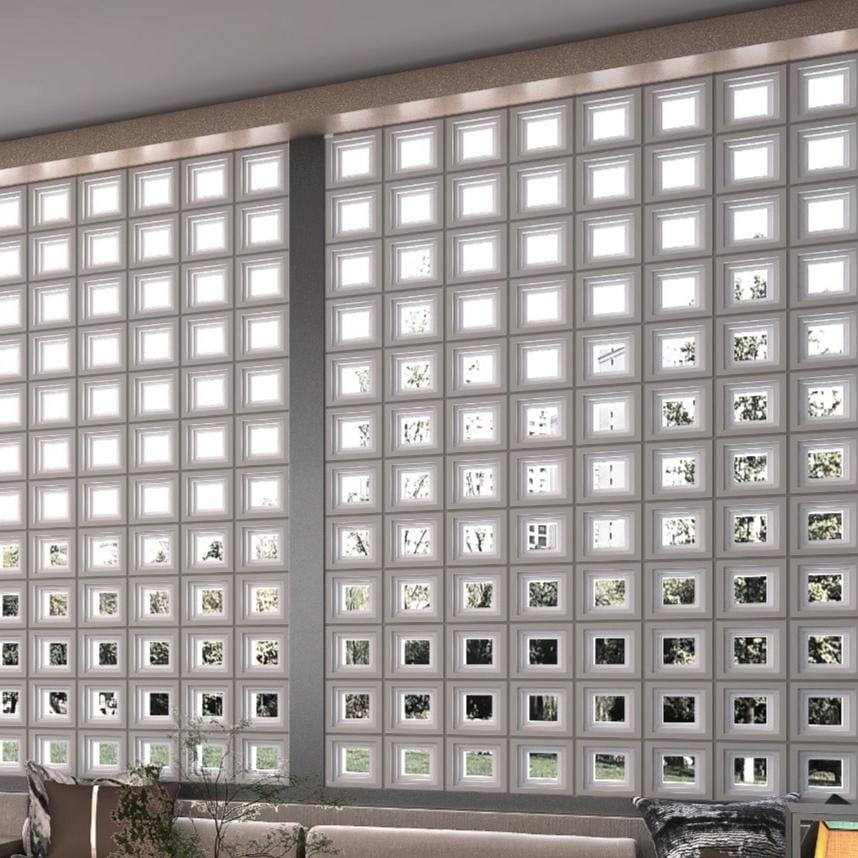 Deco bloque field blanco 20x20x10 cm. Oferta! - imagen 3