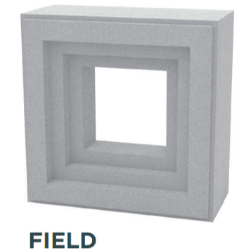 Deco bloque field blanco 20x20x10 cm. Oferta! - imagen 2