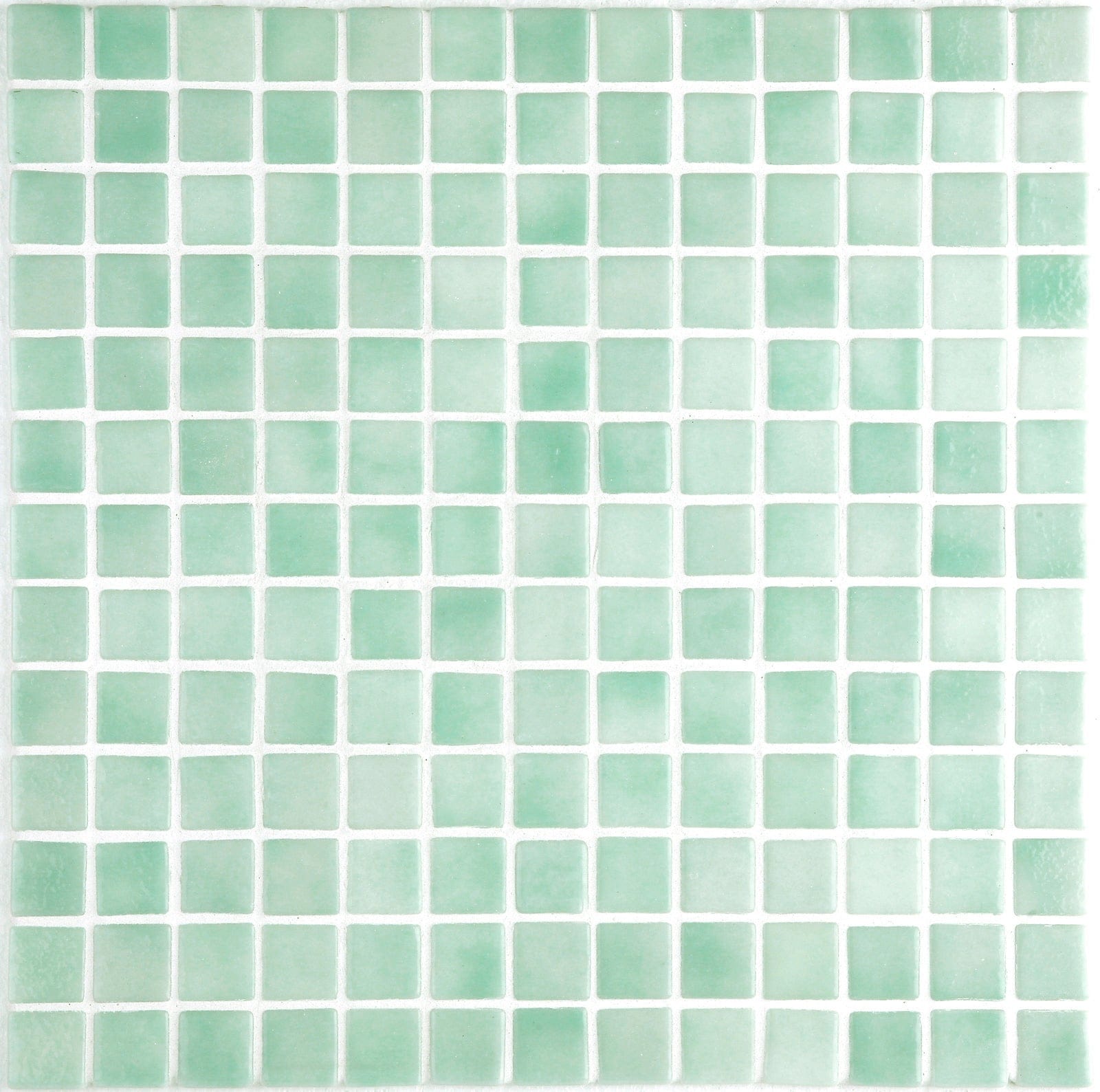 Mosaico ez. Verde agua - palmeta 30,5x50,5 cm. (valor m² iva incl)